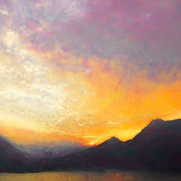 Sunset Sailing von Helen White
