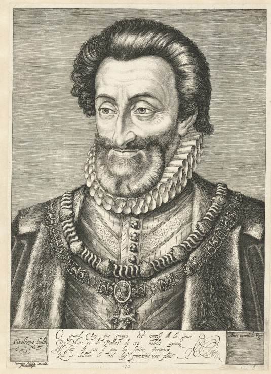 Heinrich IV., König von Frankreich von Hendrick Goltzius