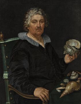 Porträt von haarlemer Sammler von Muscheln Jan Govertsen van der Aer 1603