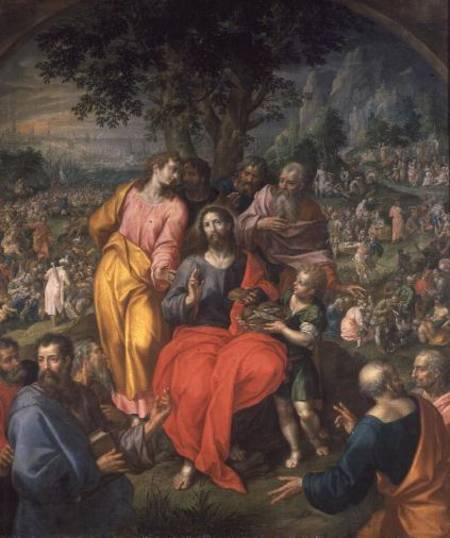 The Feeding of the Five Thousand von Hendrik de Clerck
