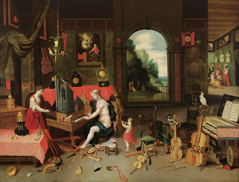 Allegory of Hearing von Hendrik van Kessel