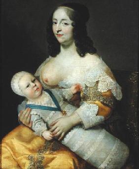 The Dauphin Louis of France (1638-1715) and his Nursemaid, Dame Longuet de la Giraudiere c.1638