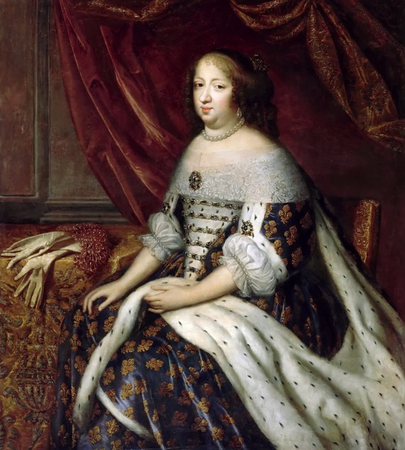Porträt Anna Maria von Österreich (1601-1666) von Henri Beaubrun