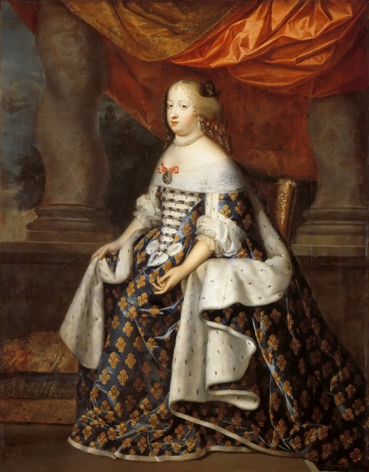 Porträt von Maria Theresia von Spanien (1638-1683), Königin von Frankreich und Navarra von Henri Beaubrun