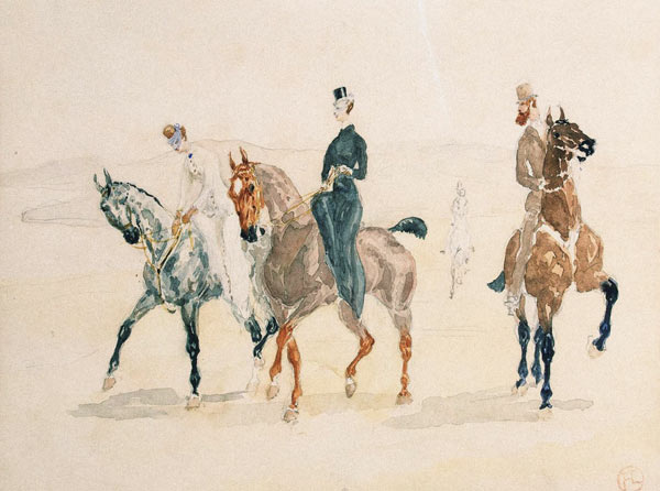 Reiterinnen von Henri de Toulouse-Lautrec