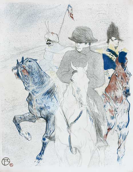 Napoleon Riding von Henri de Toulouse-Lautrec