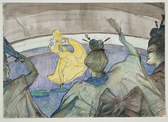 At the Circus von Henri de Toulouse-Lautrec