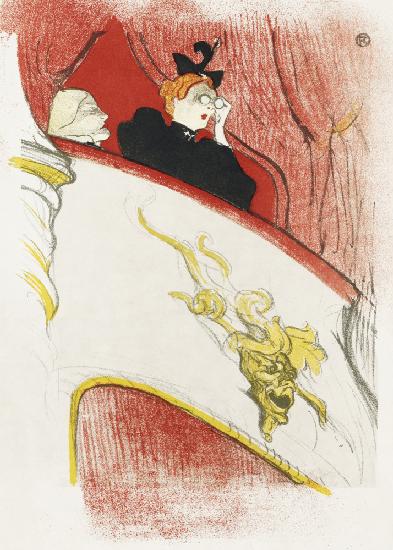 Balkon mit vergoldeter Groteskenmaske (1894)