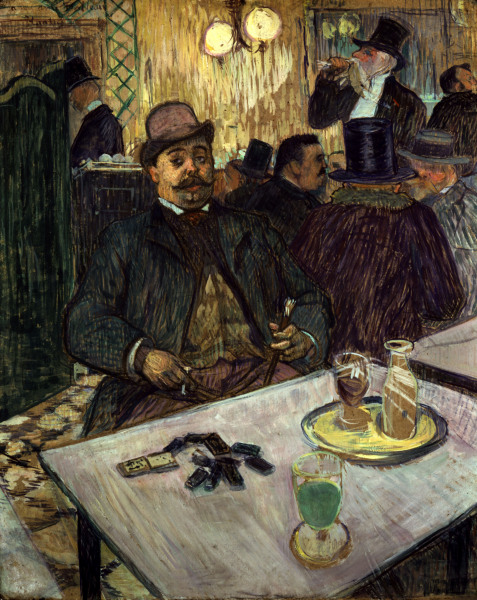 Boileau im Café von Henri de Toulouse-Lautrec