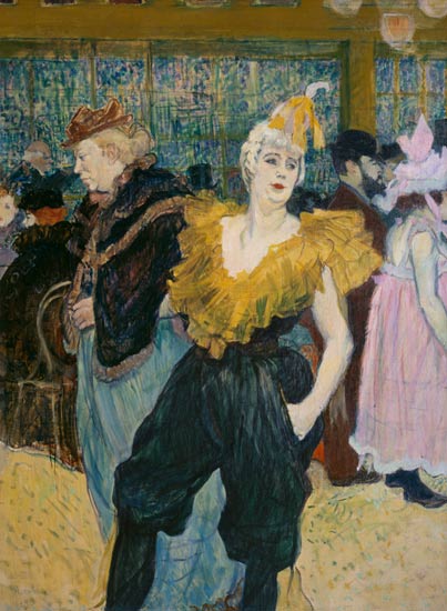 La Clownesse Cha-U-Ka-O im Moulin Rouge von Henri de Toulouse-Lautrec