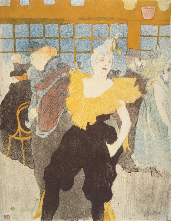 La Clownesse im Moulin Rouge von Henri de Toulouse-Lautrec