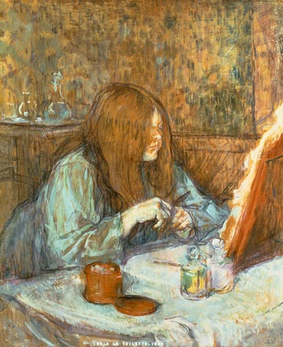 Madame Poupoule at her Toilet von Henri de Toulouse-Lautrec