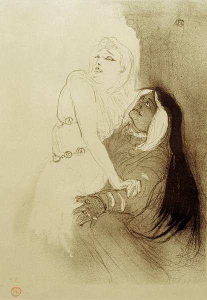 Racine, Phädra,  S.Bernhardt von Henri de Toulouse-Lautrec