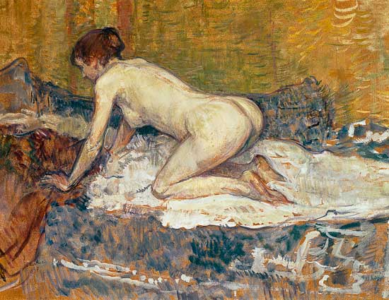 Red-Headed Nude Crouching von Henri de Toulouse-Lautrec