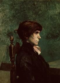 Sitzende junge Frau. von Henri de Toulouse-Lautrec