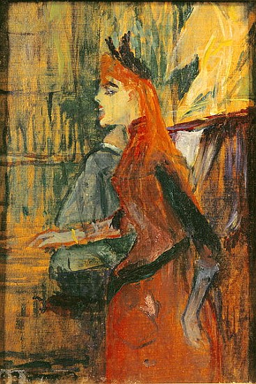 The Singing Lesson von Henri de Toulouse-Lautrec