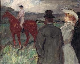 At the Racecourse, 1899 (oil on canvas) 17th