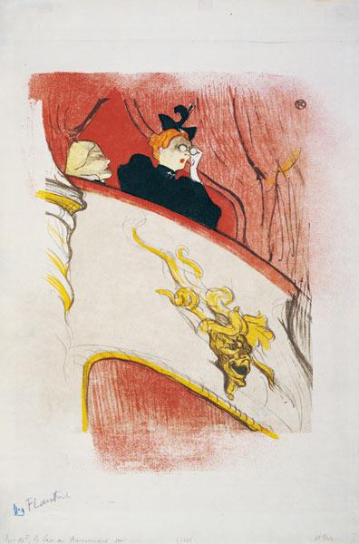 Die Loge mit der goldenen Maske (La loge au masceron doré) 1893