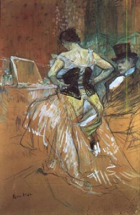 Woman at her Toilet, study for 'Elles' c.1896 (ch