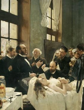 Before the Operation, or Doctor Pean teaching at Saint-Louis hospital 1887