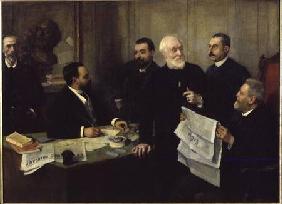 The Board of Directors of 'La Republique Francaise' 1890