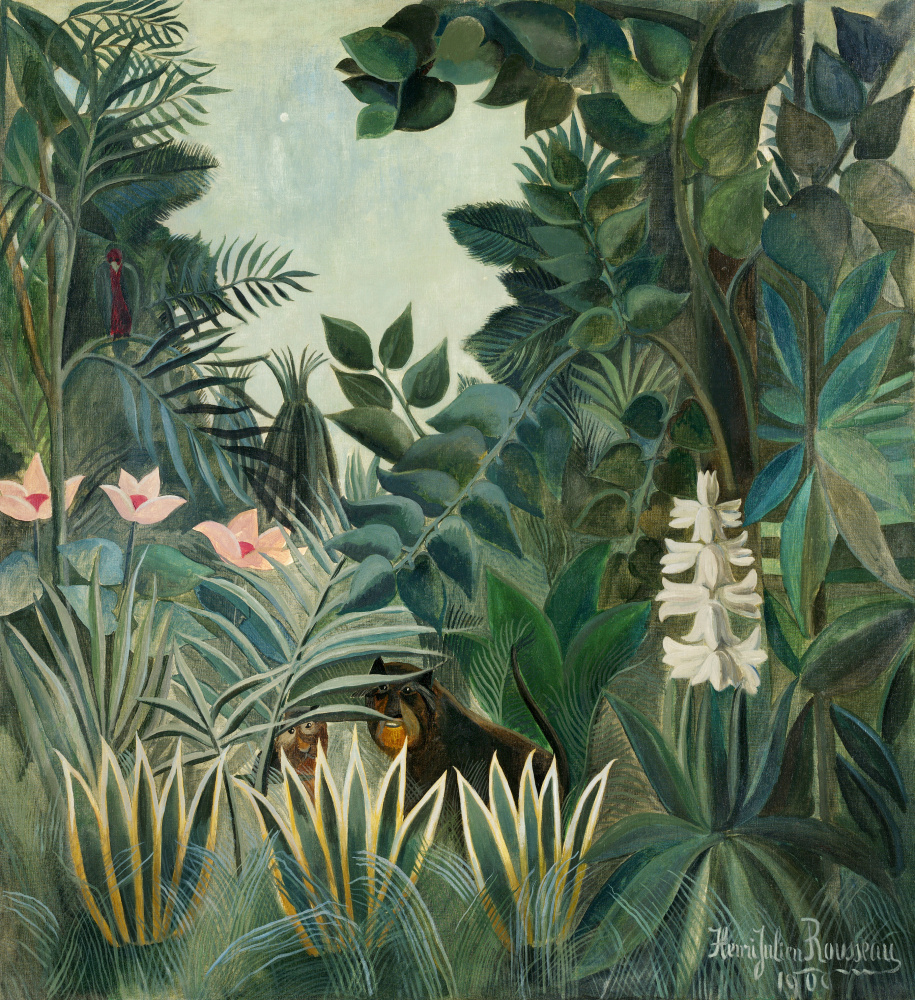Der äquatoriale Dschungel von Henri Julien Félix Rousseau