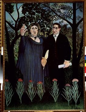 Dichter und seine Muse. Bildnis Guillaume Apollinaire und Marie Laurencin 1909