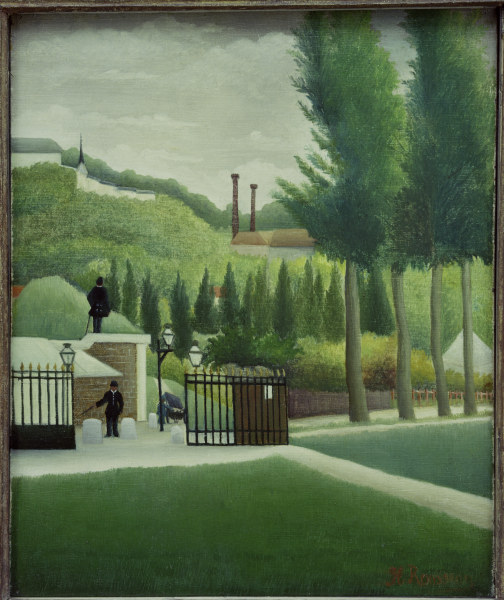 H.Rousseau, The Toll Gate von Henri Julien Félix Rousseau
