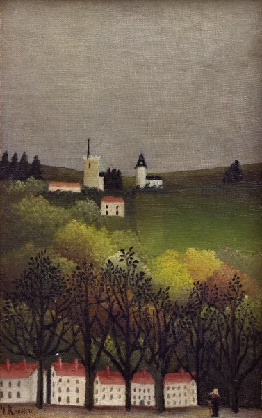 Rousseau / Landscape / c.1885 von Henri Julien Félix Rousseau