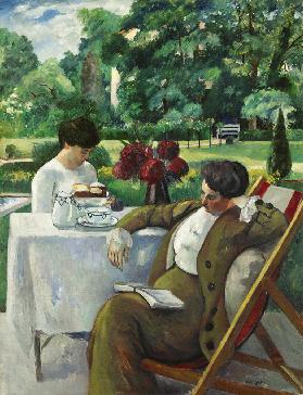 Die Teestunde in der Villa Flora, Winterthur 1912