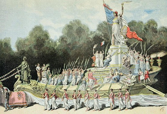Chariot of the Triumph of the Republic at the National Festival, 22nd September 1892, from ''Le Peti von Henri Meyer