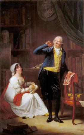 Jacques Delille mit seiner Frau