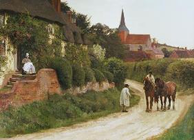 Abend im Dorf 1897