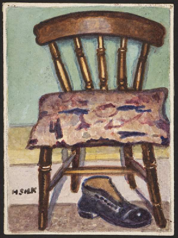 Küchenstuhl und Stiefel von Henry Silk