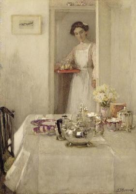 The Breakfast Table, 1907 (w/c and gouache on paper) 18th