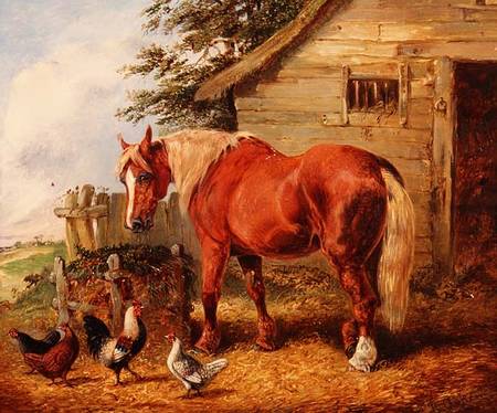 Outside the stable von Henry Thomas Alken