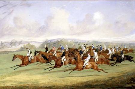 The Start of the Derby von Henry Thomas Alken