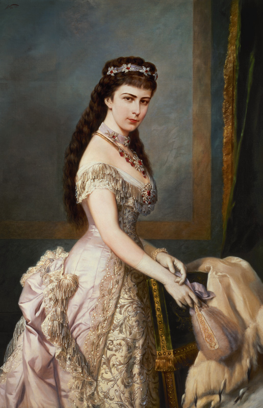 Elisabeth von Bayern (1837–98), Ehefrau von Franz Joseph I. von Österreich (1830–1916), 1882 von Hermann Nigg