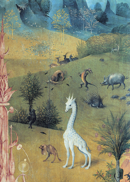 Bosch, Garten der Lüste, Paradies von Hieronymus Bosch