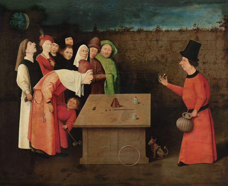 Der Taschenspieler von Hieronymus Bosch