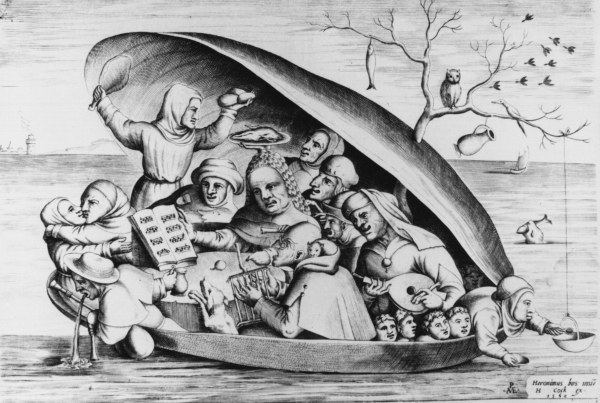 after H.Bosch, The Oyster / engraving von Hieronymus Bosch