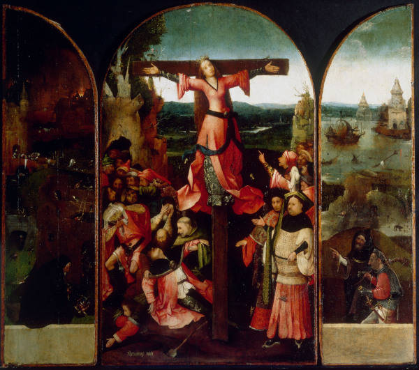 Bosch, Altar der Hl.Julia / Det. von Hieronymus Bosch