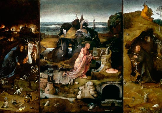 Altarpiece of the Hermits von Hieronymus Bosch