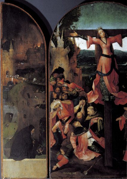 H.Bosch, Altar der Hl.Julia, Teilansicht von Hieronymus Bosch