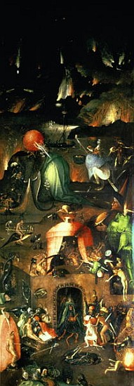 The Last Judgement (Altarpiece): Interior of Right Wing von Hieronymus Bosch