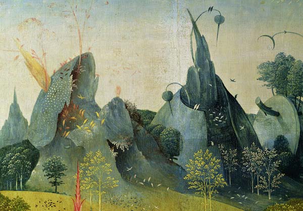 The Garden of Eden, detail from the right panel of The Garden of Earthly Delights von Hieronymus Bosch