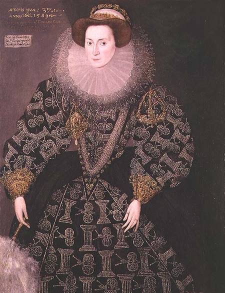 Frances Clinton, Lady Chandos (1552-1623) von Hieronymus Custodis