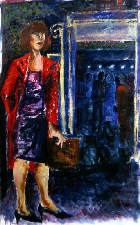 Waiting Woman, 2005 (oil on canvas) 