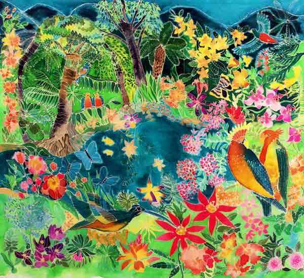Karibischer Dschungel von Hilary  Simon