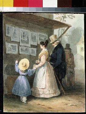 Beim Verkäufer der Gravüren 1831